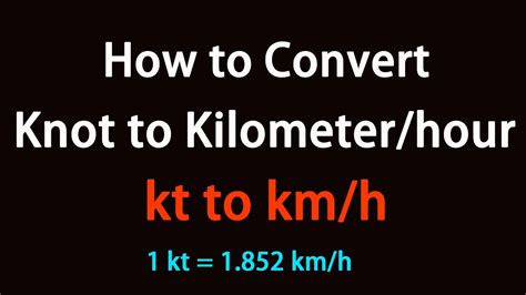 nudos a km|Convert knot (kt) to kilometer/hour (km/h) 